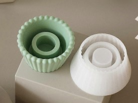 Molde silicona portavela CIRCULO